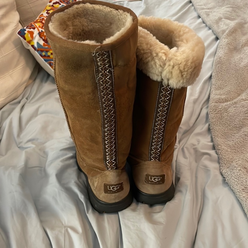 Ugg ultra tall braid boot